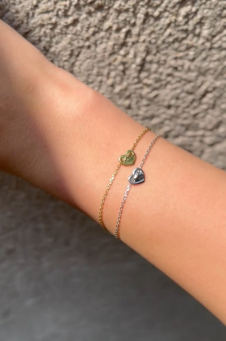 Armband Herzplatte - Hommforyou by Juwelier Homm