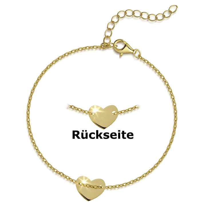 Armband Herzplatte - Hommforyou by Juwelier Homm