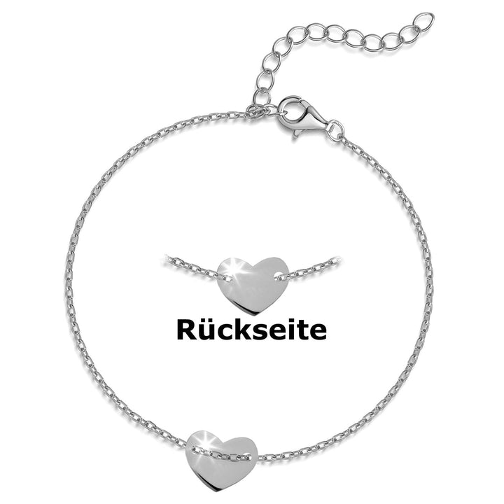 Armband Herzplatte - Hommforyou by Juwelier Homm