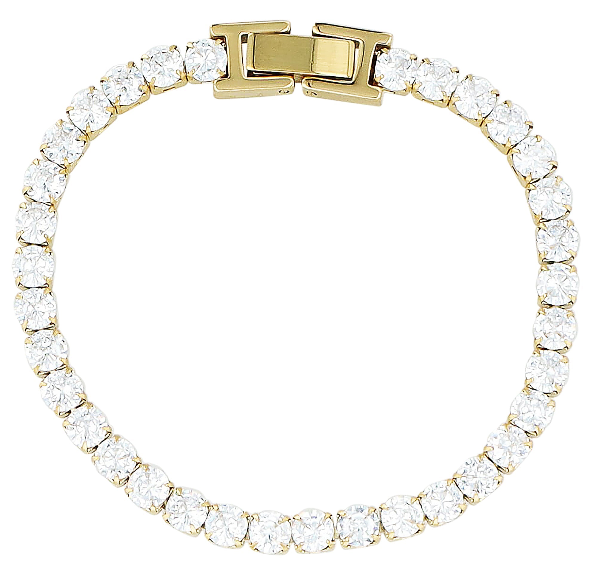 Armband | Tennisarmband Edelstahl Massiv - Hommforyou by Juwelier Homm