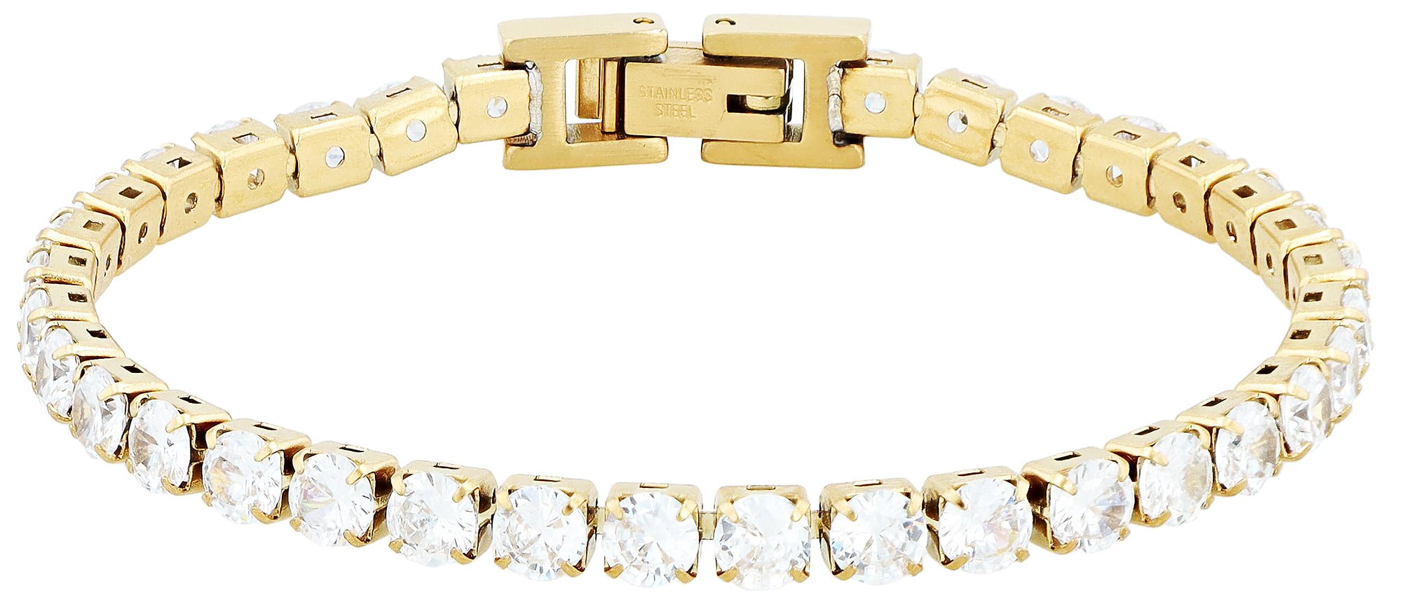 Armband | Tennisarmband Edelstahl Massiv - Hommforyou by Juwelier Homm