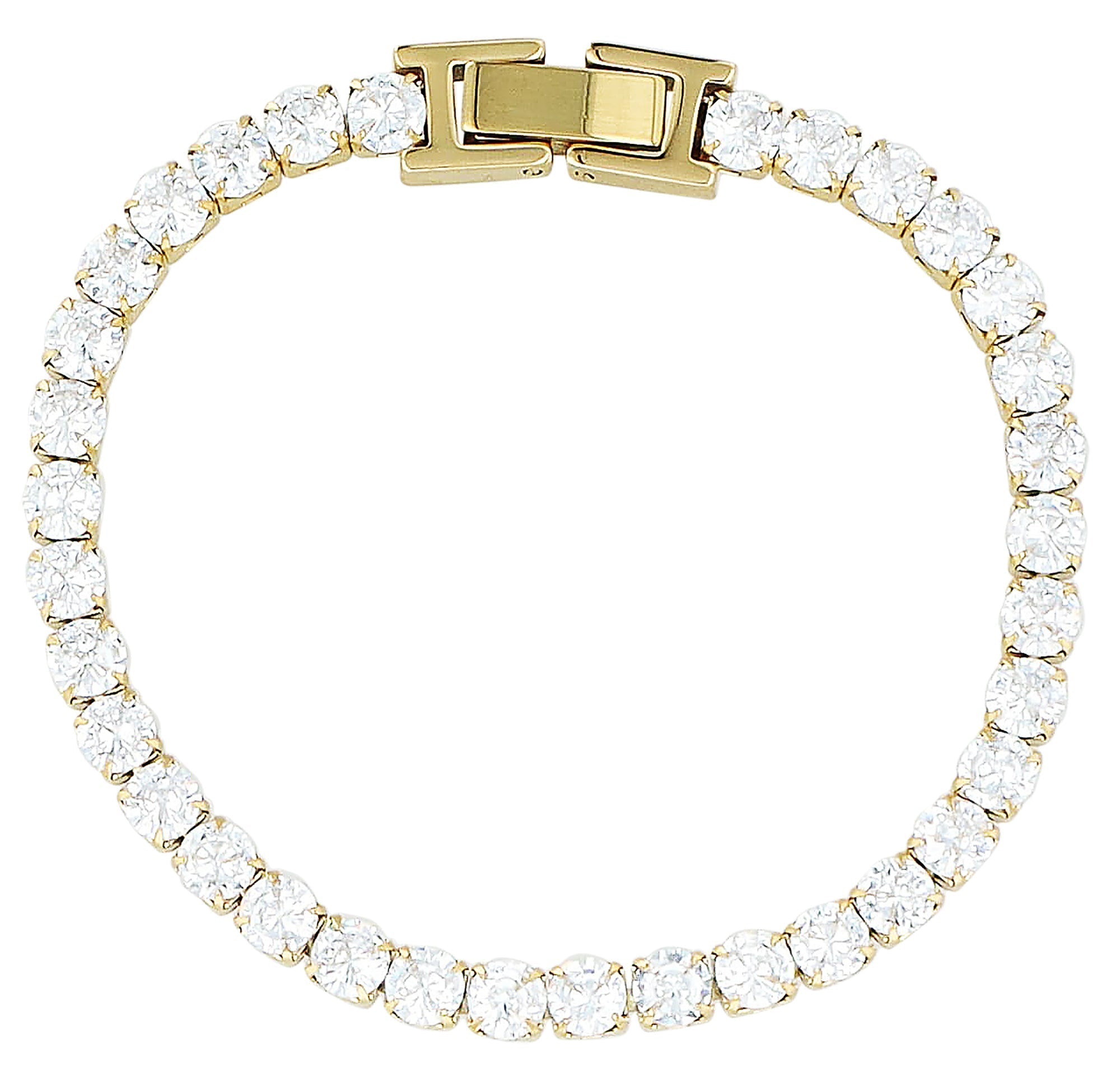Armband | Tennisarmband Edelstahl Massiv - Hommforyou by Juwelier Homm