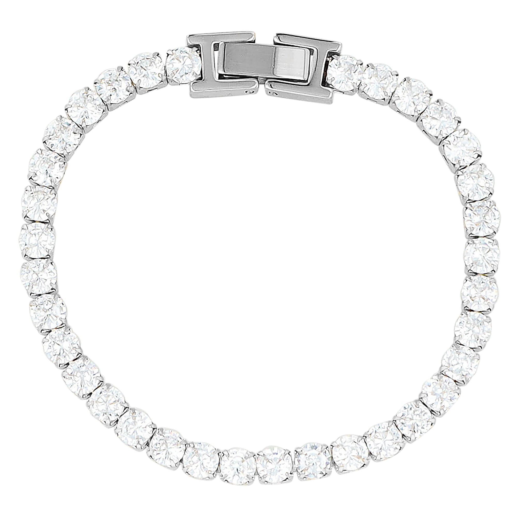 Armband | Tennisarmband Edelstahl Massiv - Hommforyou by Juwelier Homm