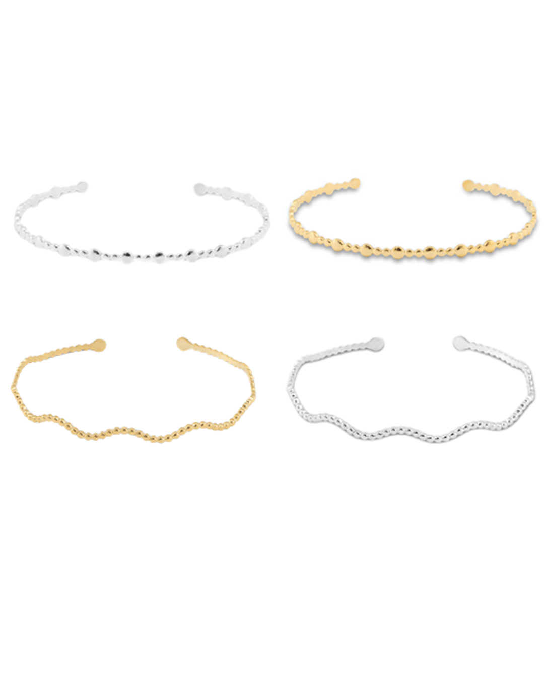 Armreifen dots/wave - Hommforyou by Juwelier Homm