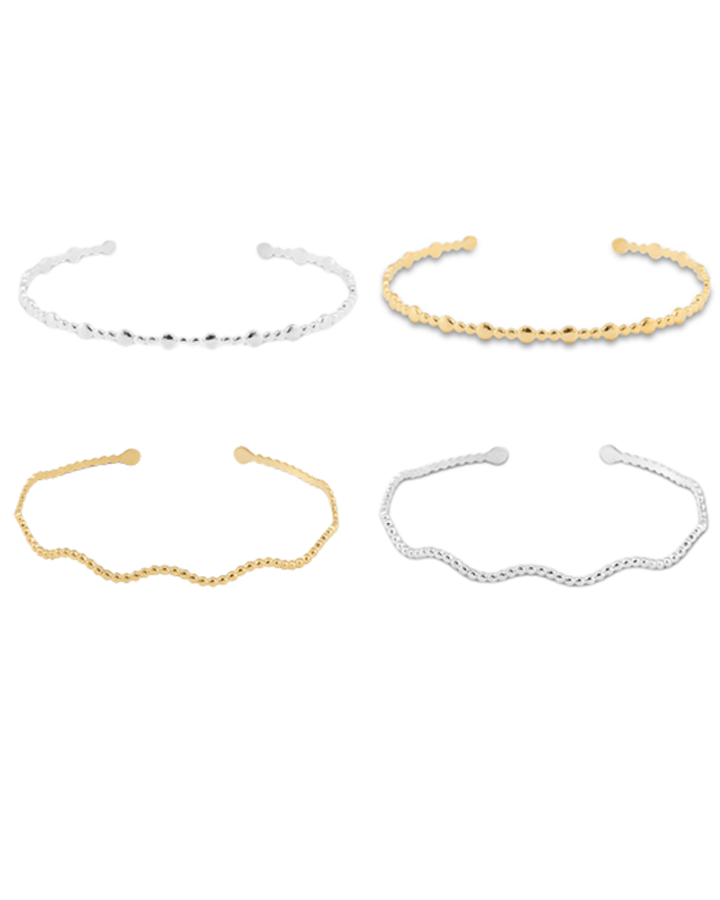 Armreifen dots/wave - Hommforyou by Juwelier Homm