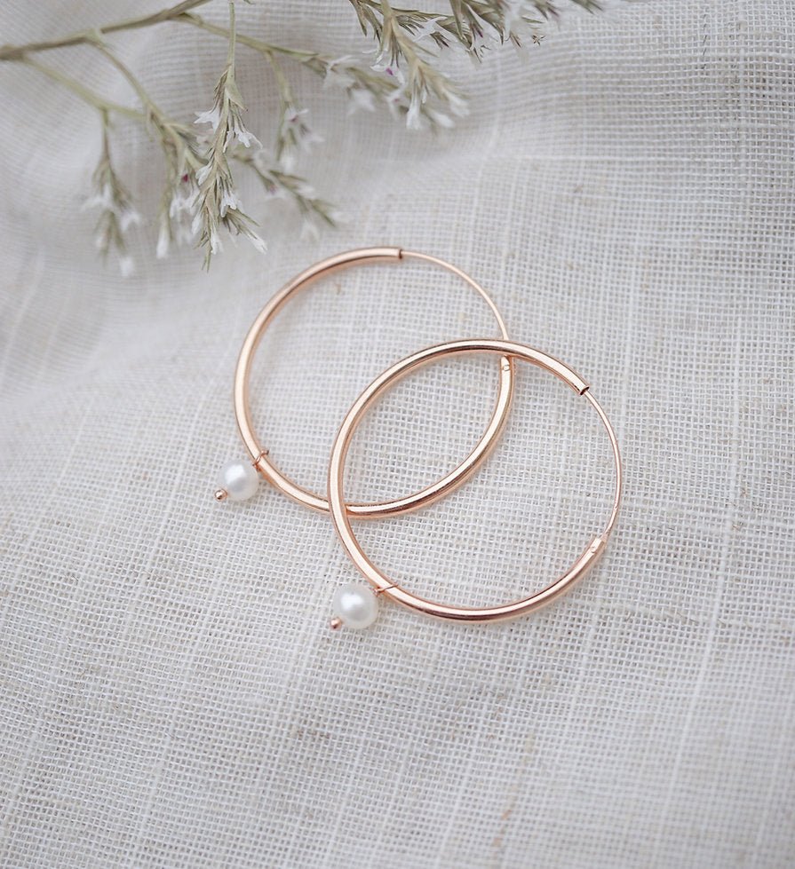 Creolen Rosé&Pearls - Hommforyou by Juwelier Homm