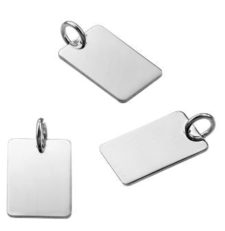 Gravurplättchenkette Eckig - Hommforyou by Juwelier Homm