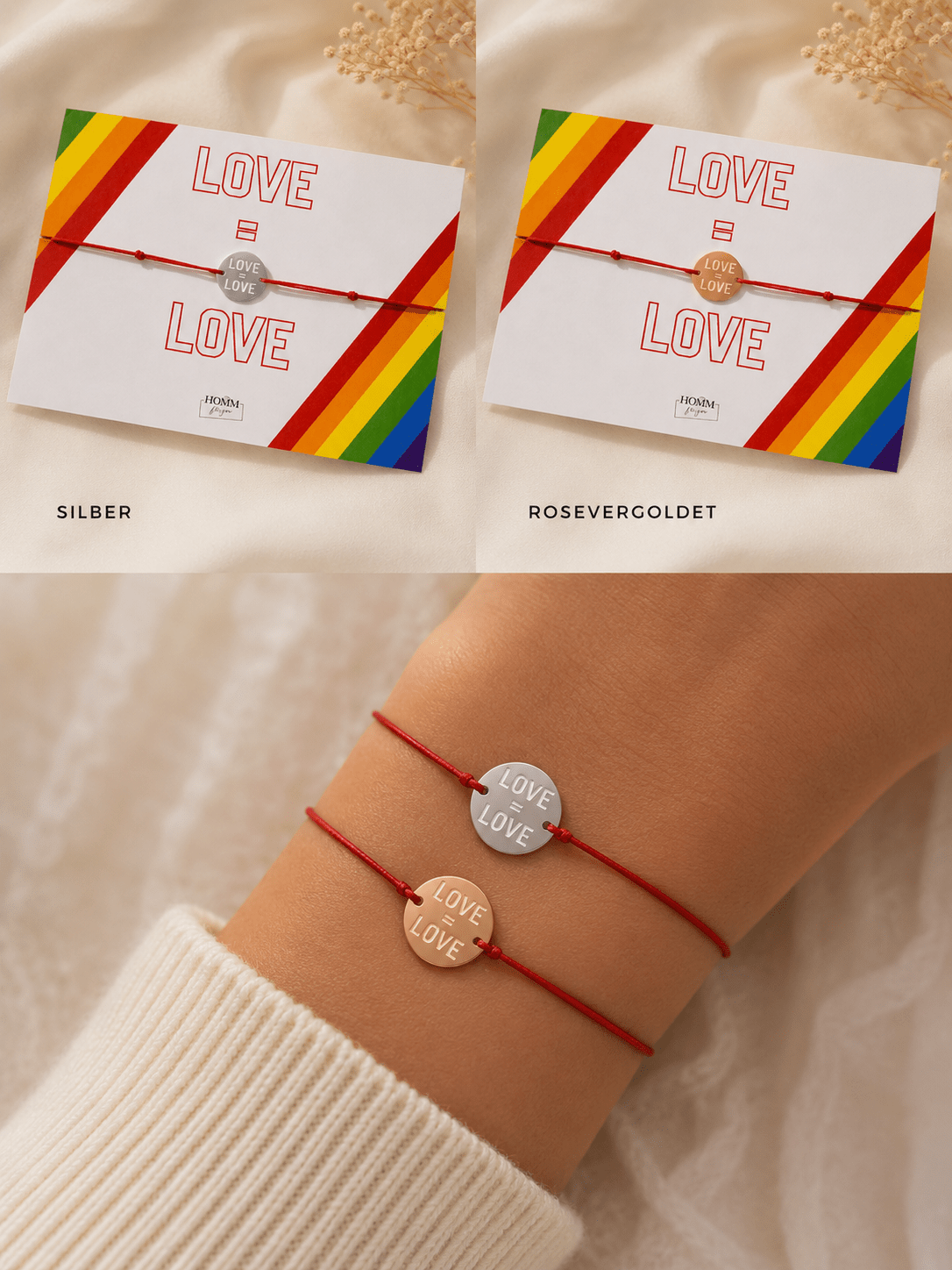 Armband Love=Love - Hommforyou by Juwelier Homm