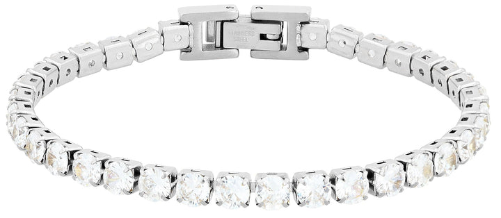 Armband | Tennisarmband Edelstahl Massiv - Hommforyou by Juwelier Homm
