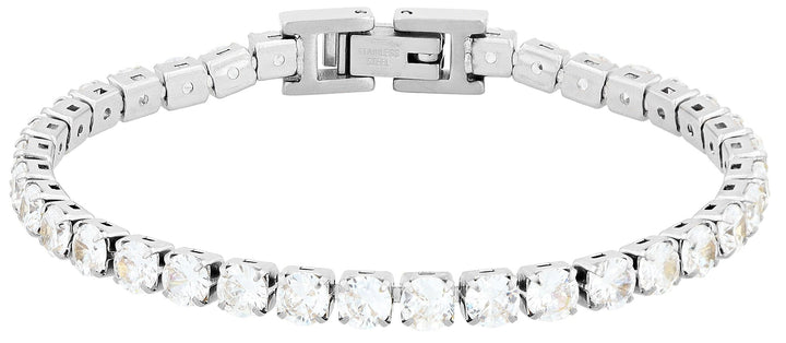 Armband | Tennisarmband Edelstahl Massiv - Hommforyou by Juwelier Homm
