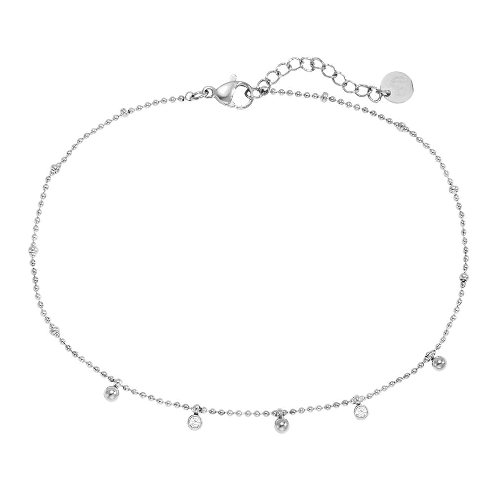 Fußkette Mini Zirkonia - Hommforyou by Juwelier Homm