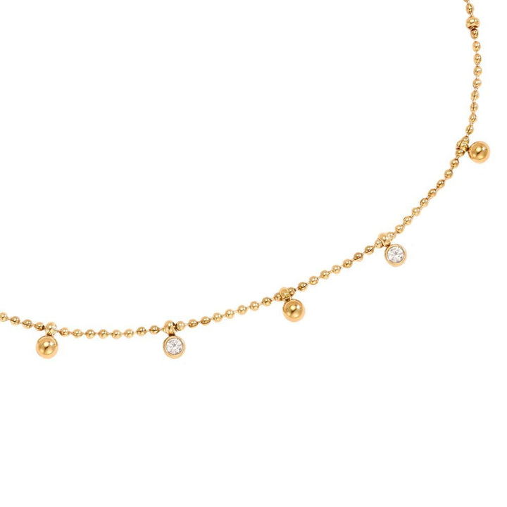 Fußkette Mini Zirkonia - Hommforyou by Juwelier Homm