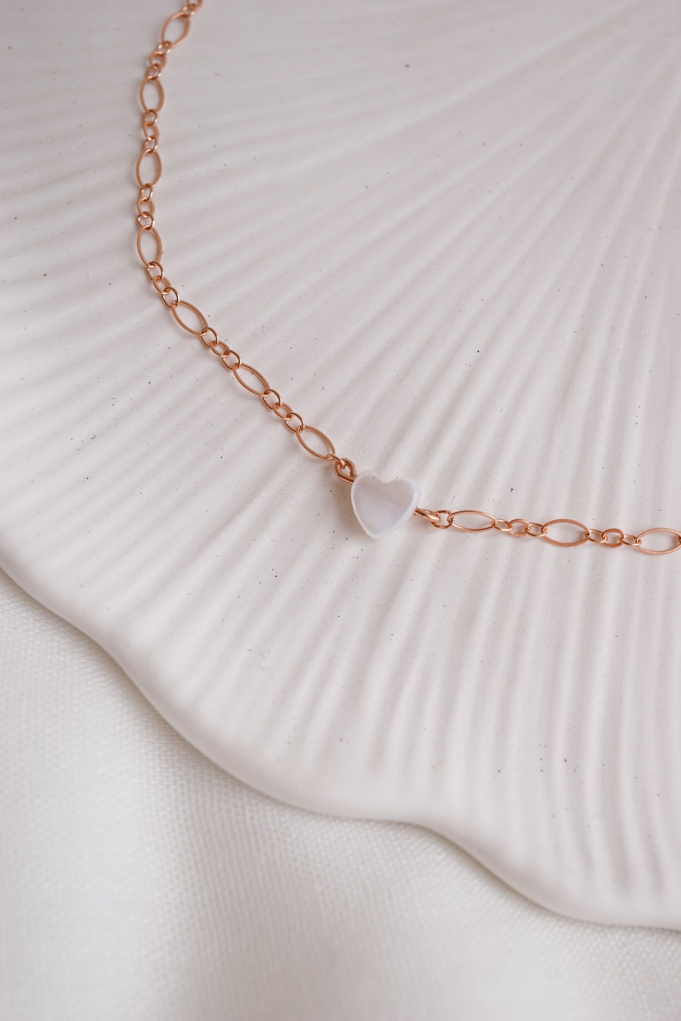 Fußkette Rosé Heart - Hommforyou by Juwelier Homm