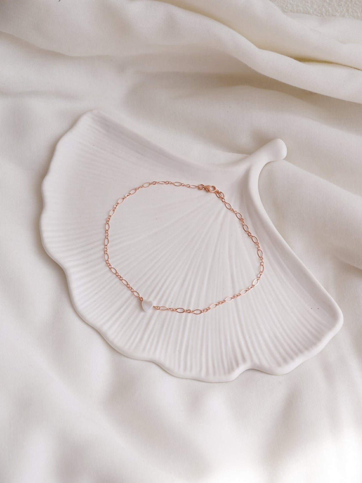 Fußkette Rosé Heart - Hommforyou by Juwelier Homm