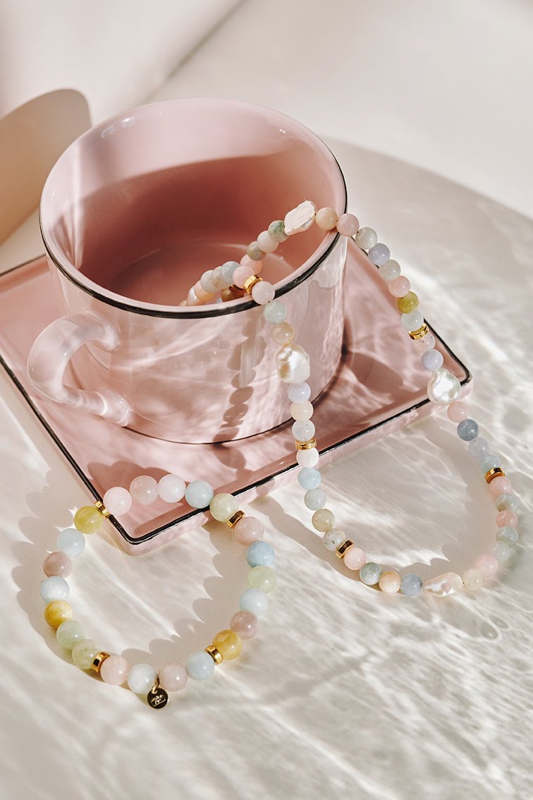 Halskette Morganit - Hommforyou by Juwelier Homm