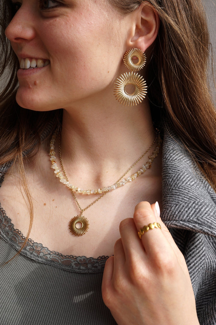 Ohrringe golden glow - Hommforyou by Juwelier Homm