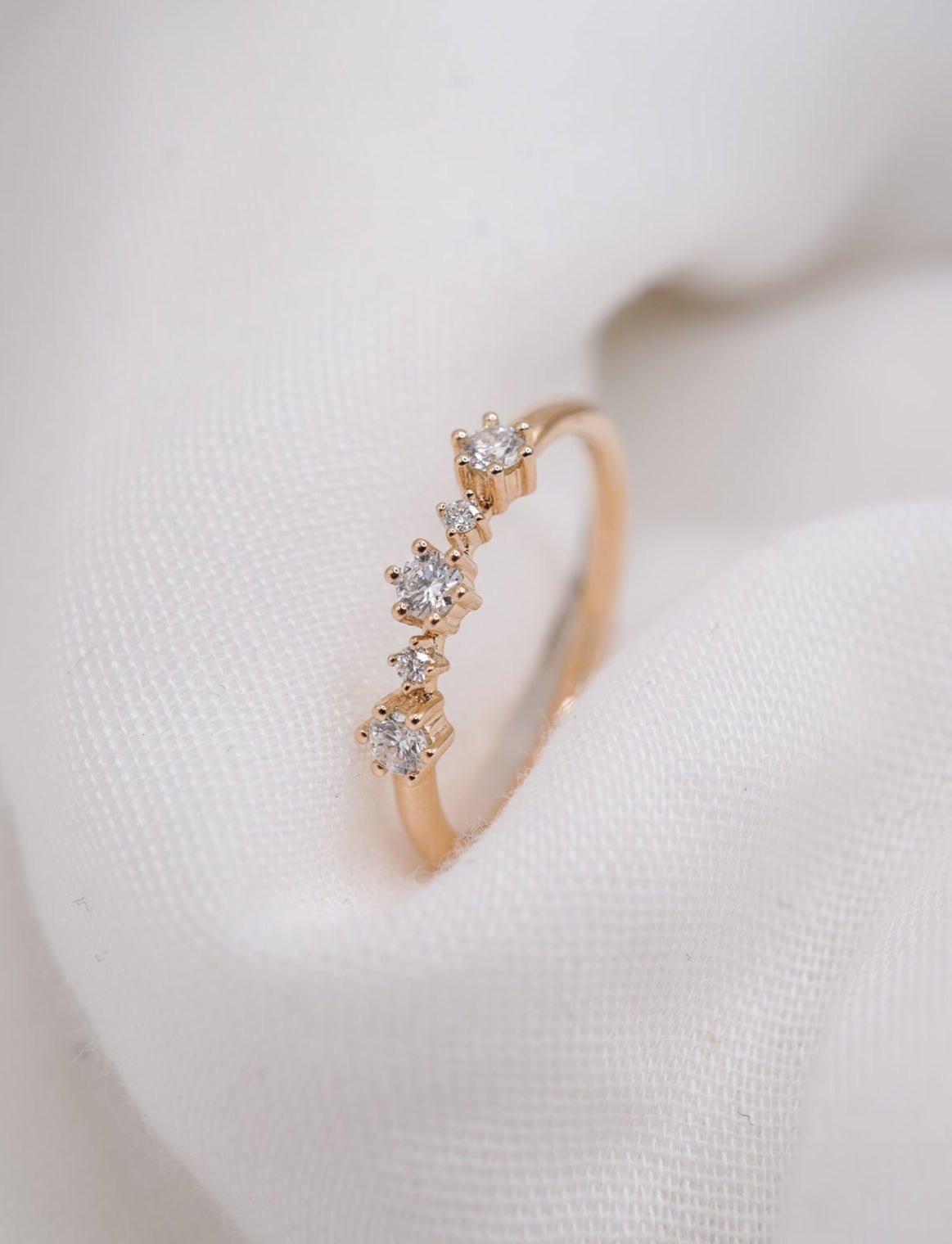 Ring Five Diamonds - Hommforyou by Juwelier Homm