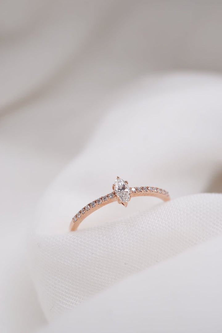 Ring Marquise Solitär - Hommforyou by Juwelier Homm